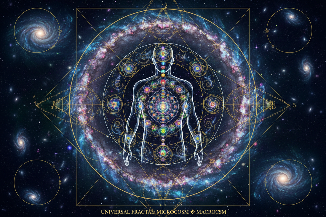 Microcosm-Macrocosm: Universal Fractal Pattern