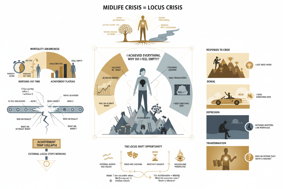 Midlife and Worth Re-evaluation