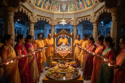 Krishna Janmashtami Rituals: Midnight Ceremonies and Krishna Worship