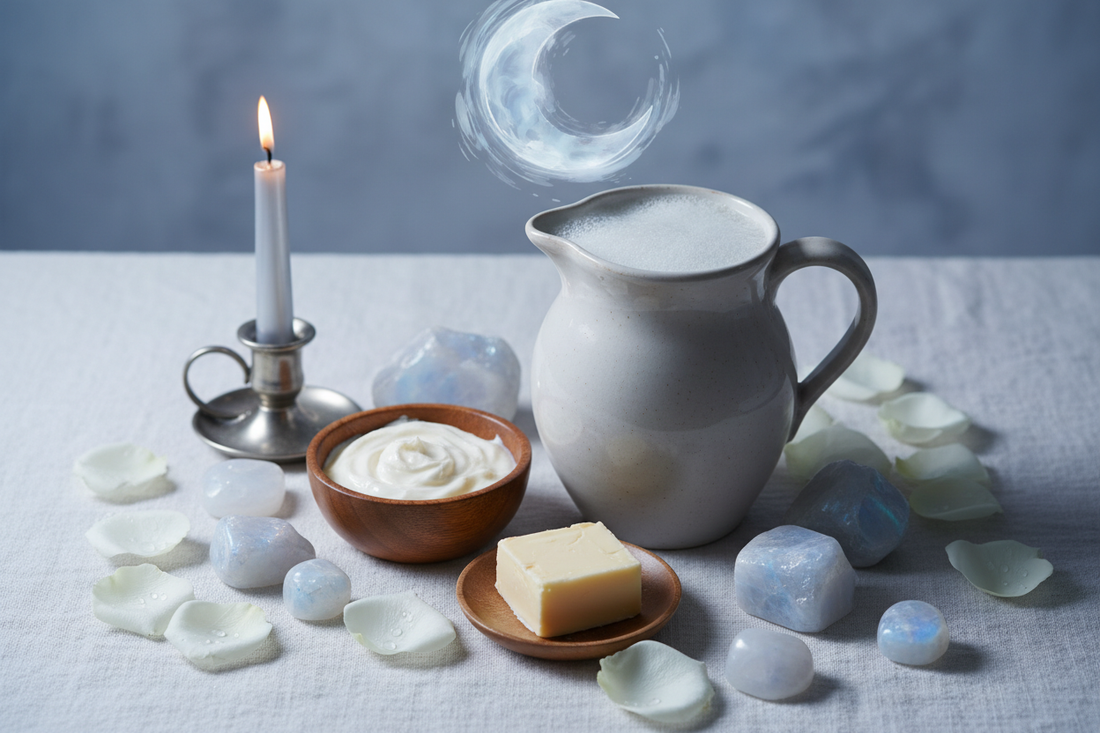 Milk & Dairy Magic: Nurturing, Moon Connection & Goddess Offerings in Kitchen Witchcraft