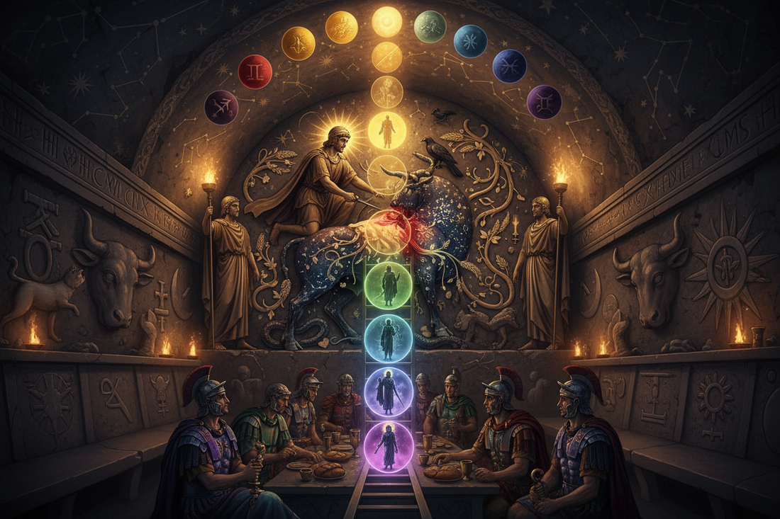 Mithraic Mysteries: The Bull, 7 Grades & Solar Initiation - Nicole's ritual universe