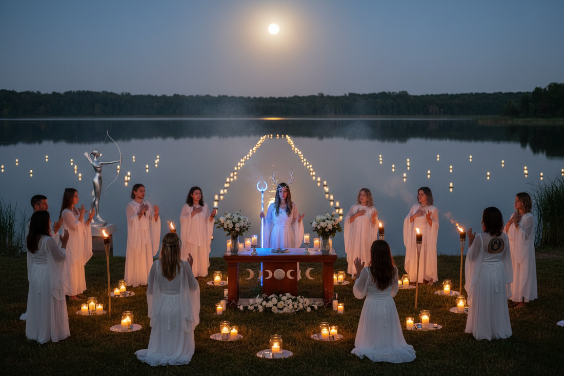 Nemoralia Spiritual Celebration: Modern Practices for Moon Goddess Worship - Nicole's ritual universe