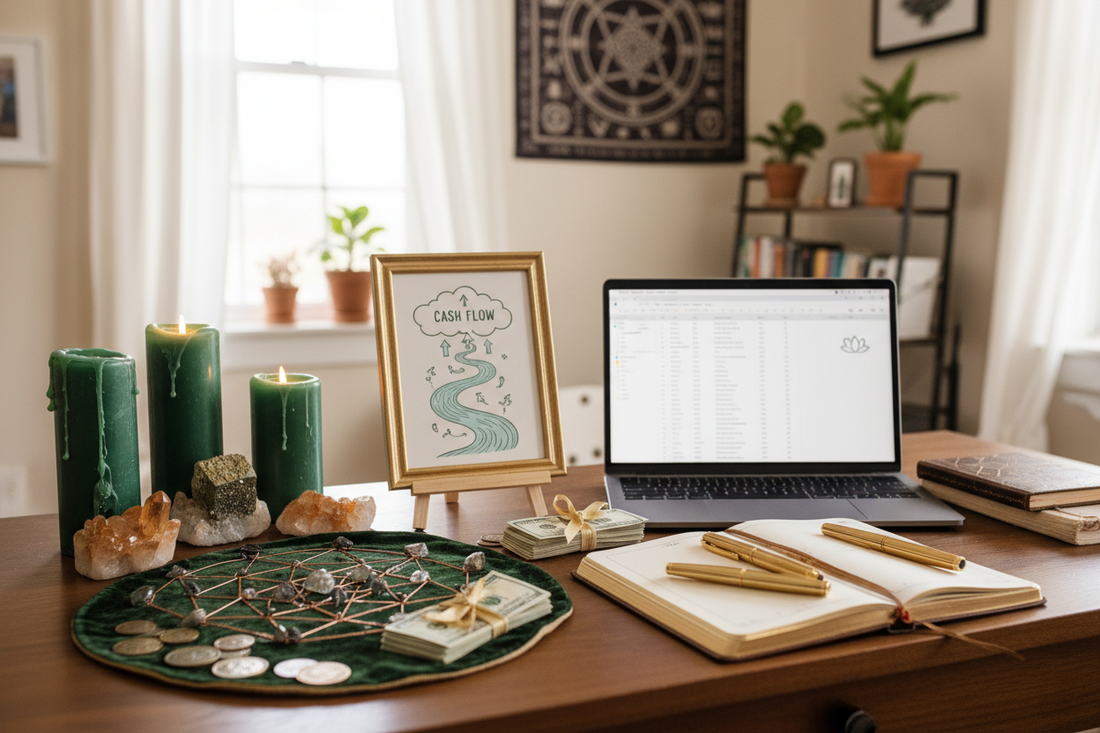 Money Magic for Freelancers: Irregular Income and Manifestation - Nicole's ritual universe