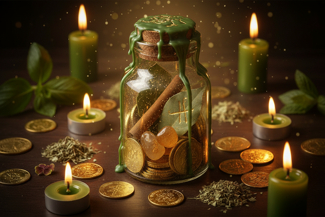 Money Spell Jar DIY: Ingredients & Method - Nicole's ritual universe