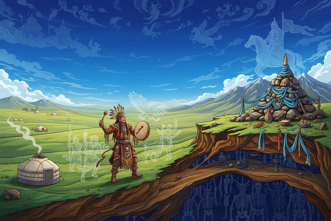 Mongolian Tengri and Shamanism - The Eternal Blue Sky and Spirit Journeys - Nicole's ritual universe