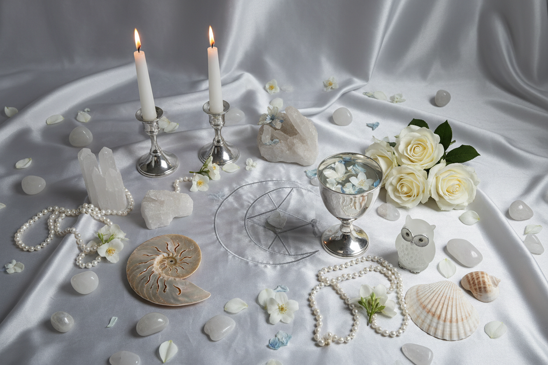 Moon Altar: Crystals, Moon Water & Ritual for Intuition, Dreams & Lunar Magic