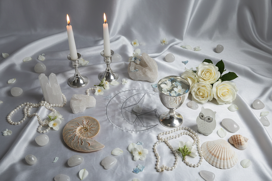 Moon Altar: Crystals, Moon Water & Ritual for Intuition, Dreams & Lunar Magic