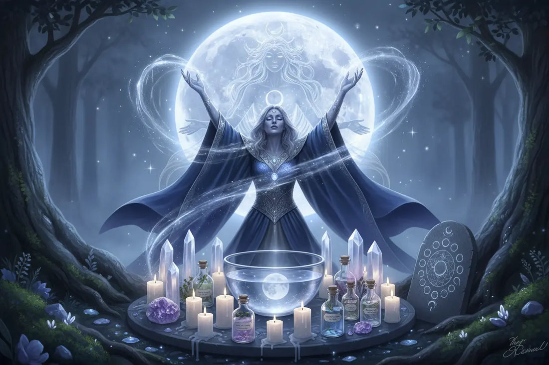Moon Magic: Complete Guide to Working with Lunar Energy & Cycles Nicole's ritual universe