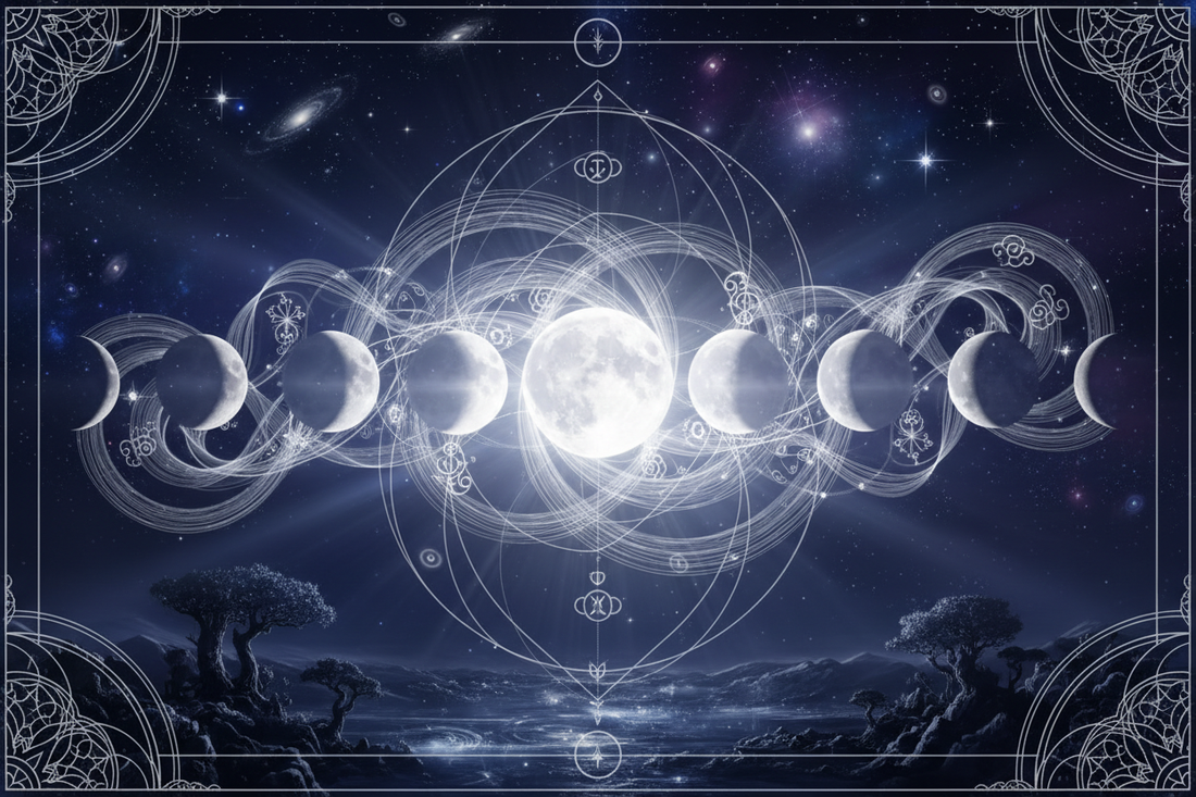 Magic Ritual Cycle Moon Magic ↔ Lunar Timing | Celestial Cycles as Energetic Tides ...