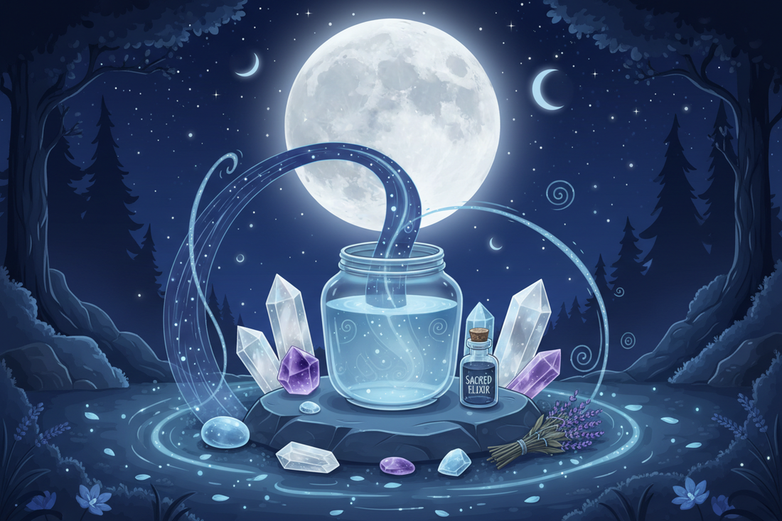 Moon Water Lunar Charging Creating Sacred Elixirs