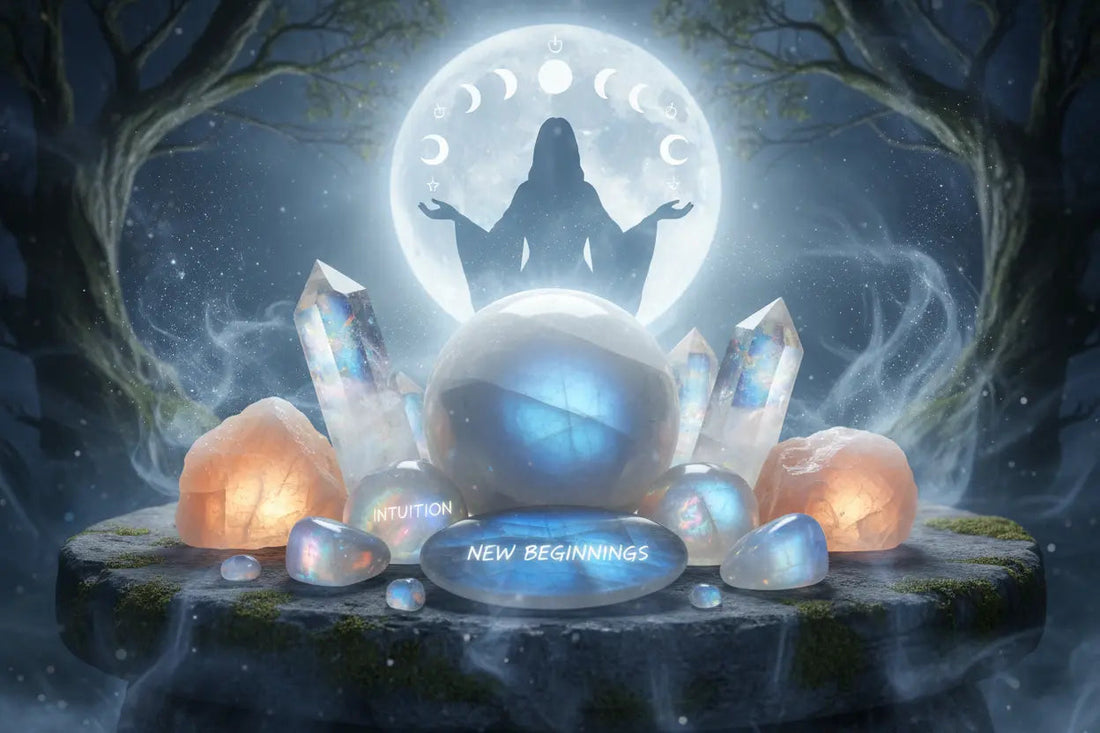 Moonstone Crystal: Complete Guide to the Stone of New Beginnings & Intuition - Nicole's ritual universe