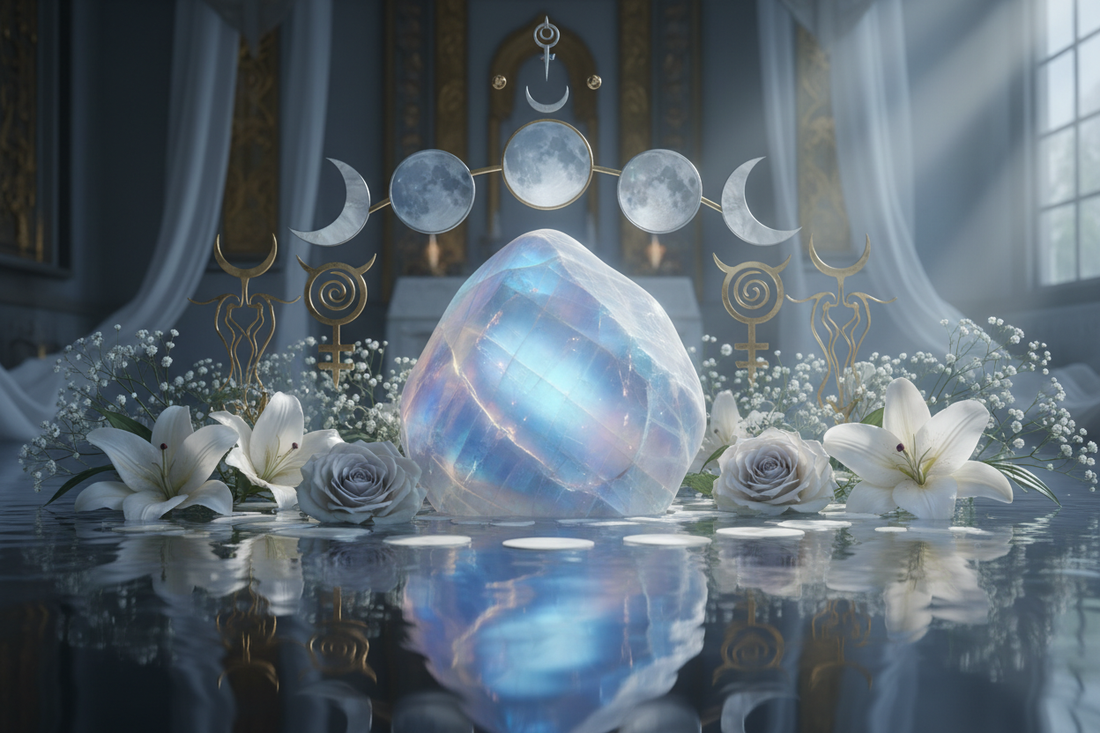 Moonstone Feminine Love Energy: Goddess Connection - Nicole's ritual universe