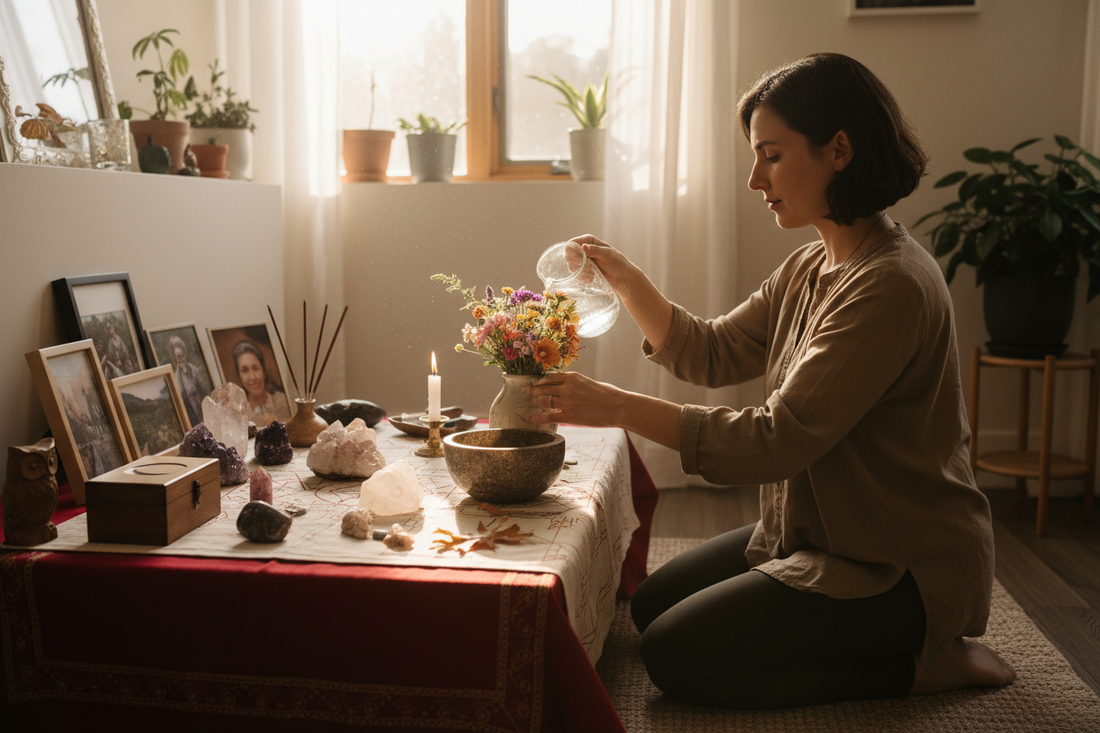 Morning Altar Ritual: Tending Sacred Space