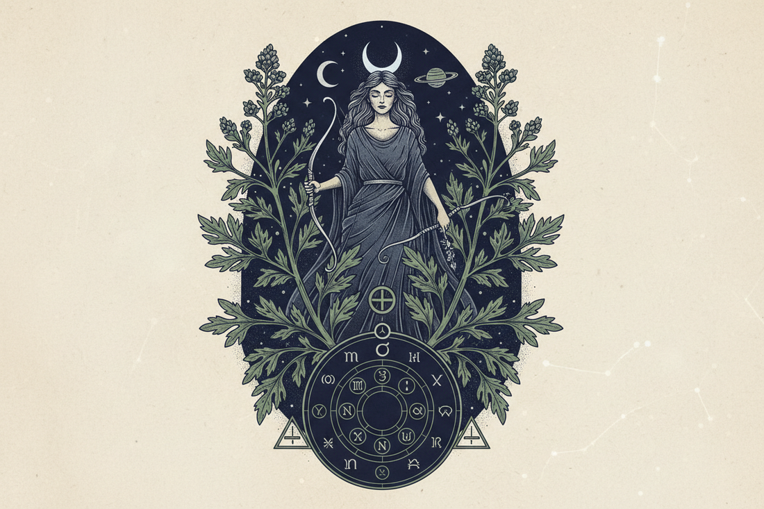 Mugwort & Wormwood Planetary Correspondences: Moon, Saturn & the Artemisia Sisters