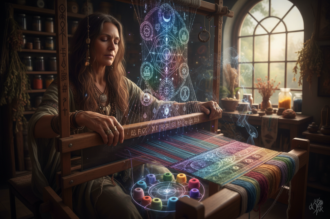 Fiber Arts and Weaving Magic: Textiles as Spells