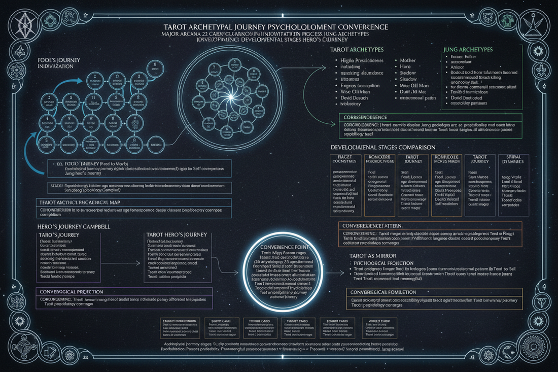 Mysticism × Tarot: The Archetypal Journey and Psychological Development