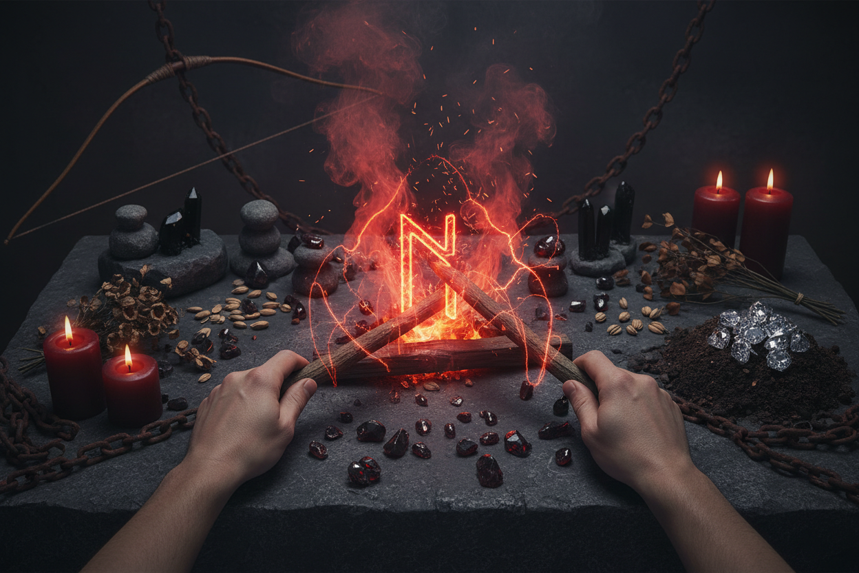 Nauthiz Rune in Practice: Endurance, Necessity & Transformation Rituals ...
