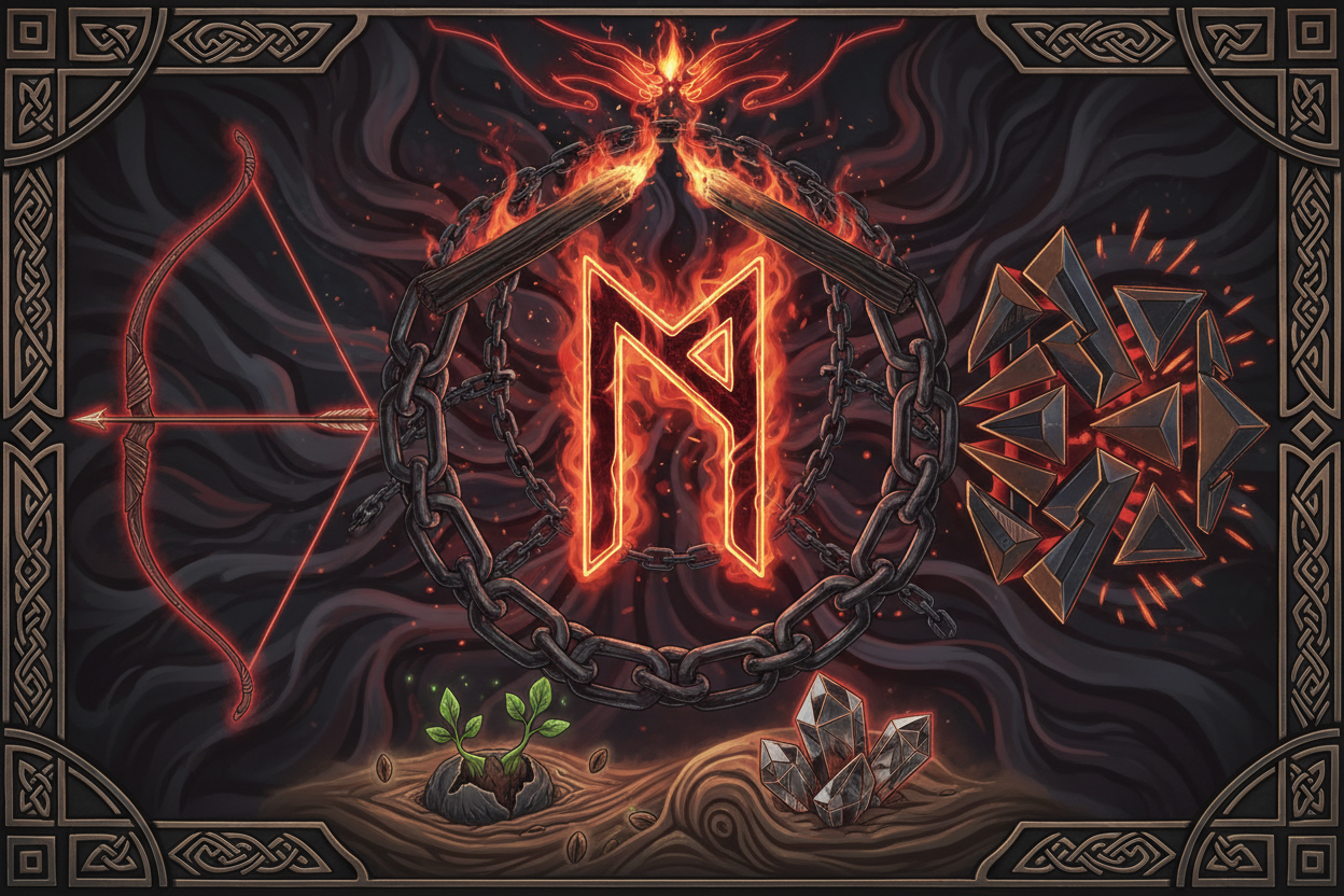 Nauthiz Rune: Complete Guide to Meaning & Magic | Elder Futhark ...