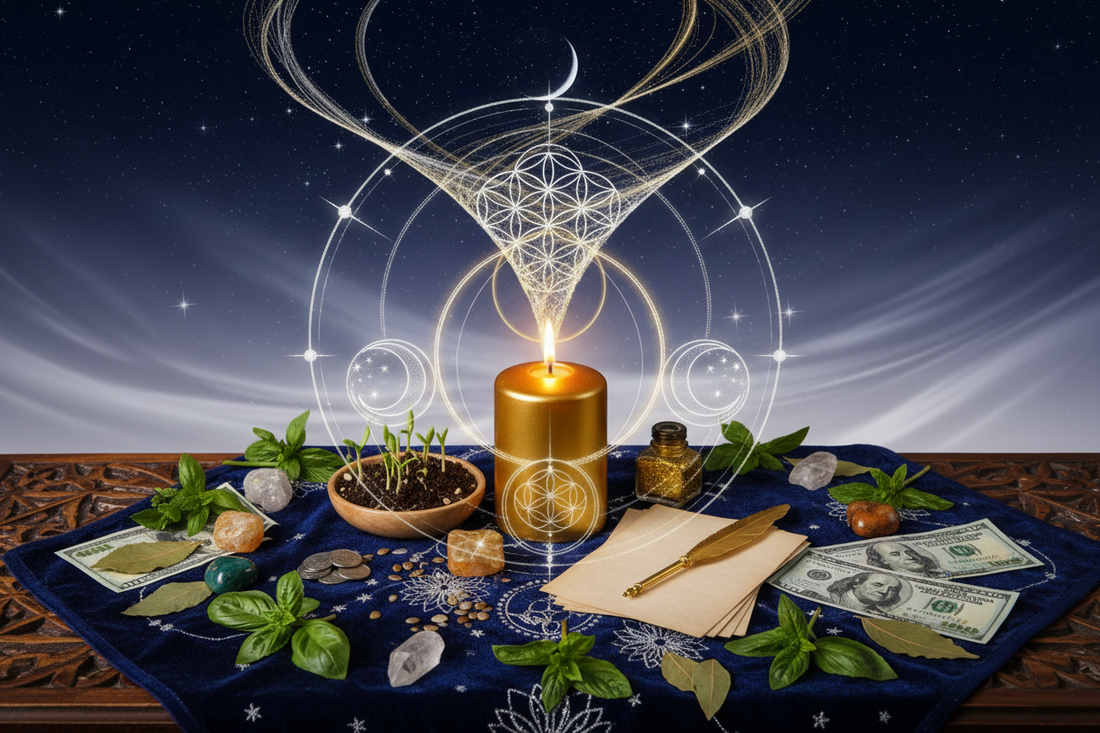 New Moon Money Candle Ritual