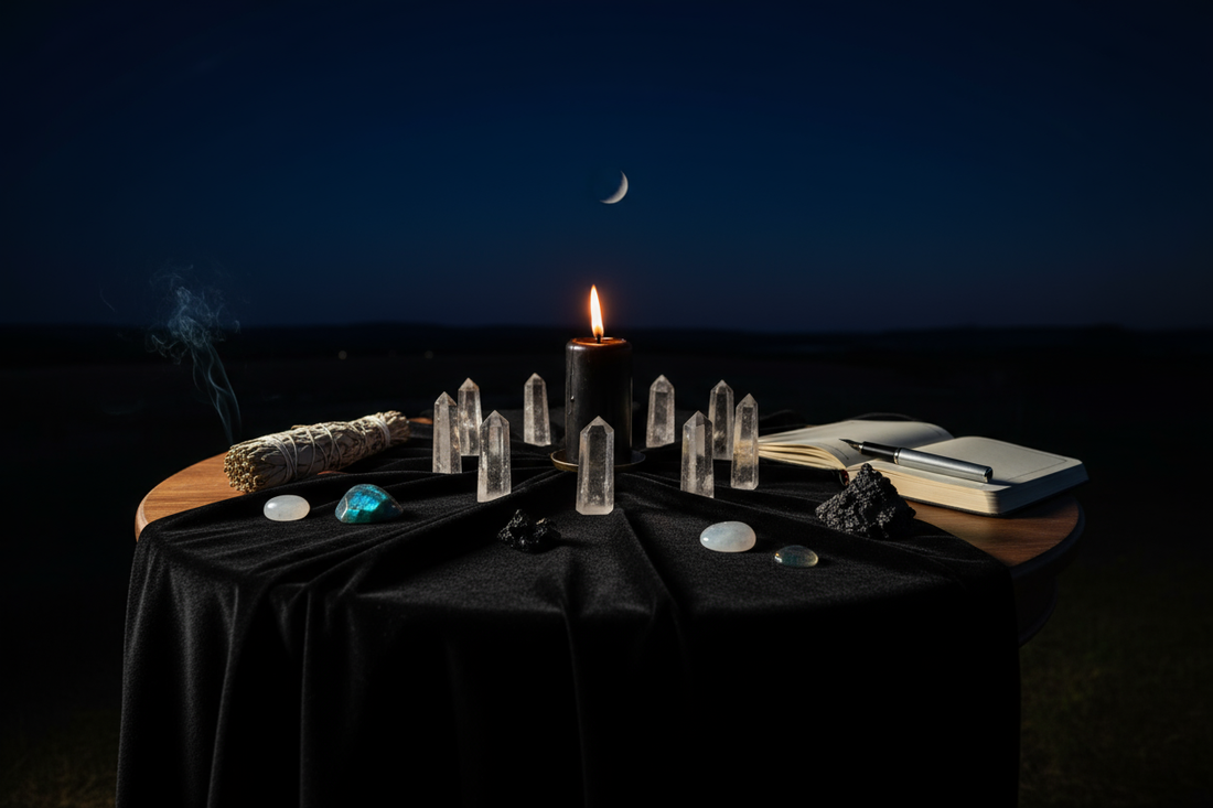 New Moon Rituals: Manifesting with Crystal Energy