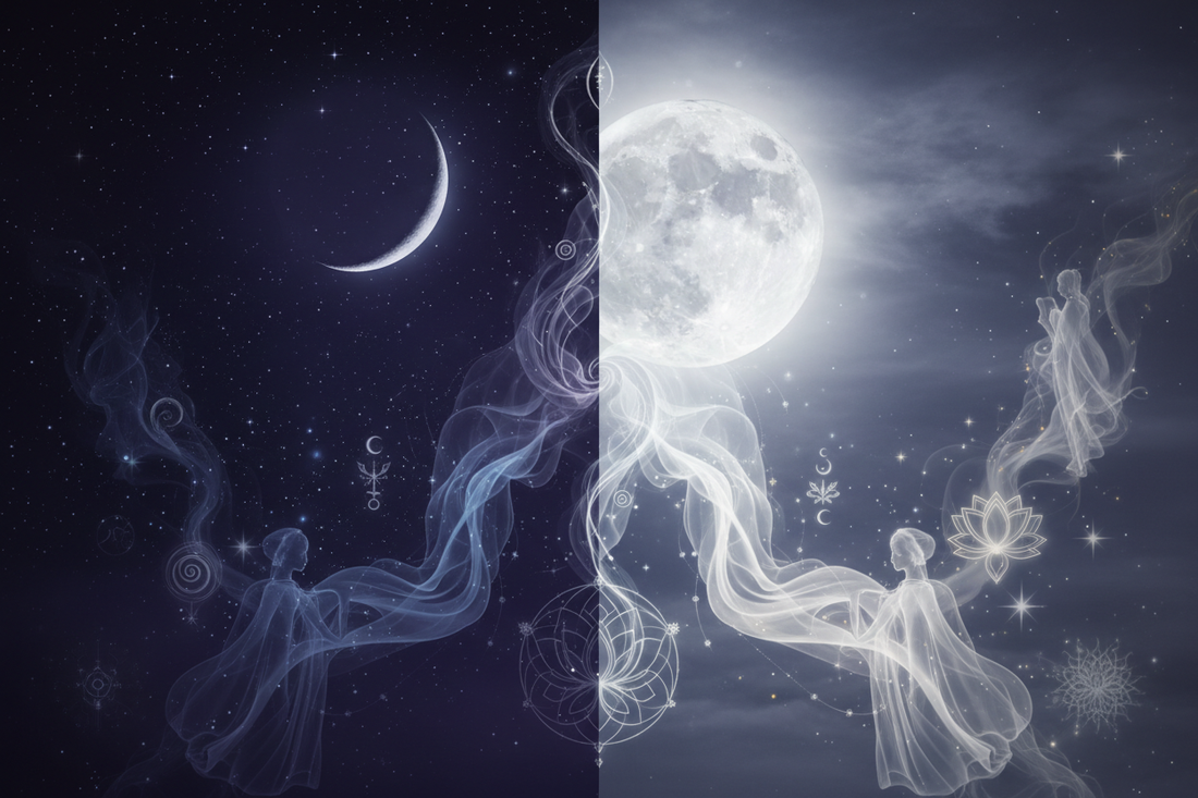 New Moon vs Full Moon: Understanding the Two Most Powerful Lunar Energies Nicole's ritual universe