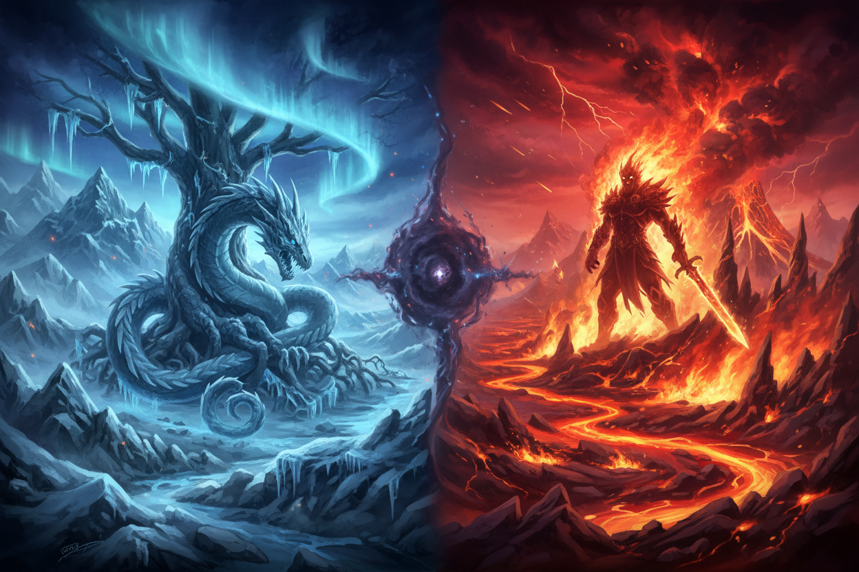 Niflheim & Muspelheim: Ice & Fire | Norse Creation & Ragnarök – Nicole ...