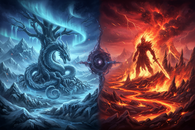 Niflheim & Muspelheim: Ice & Fire