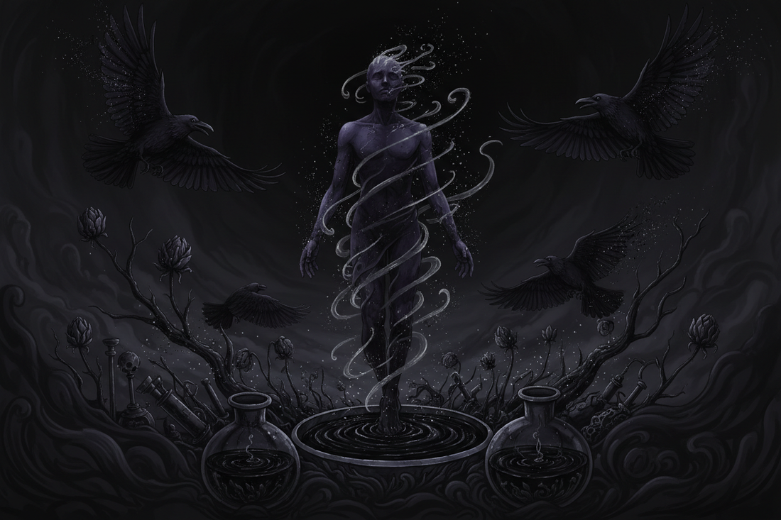 Nigredo (Blackening): Embracing Your Dark Night of the Soul - Nicole's ritual universe