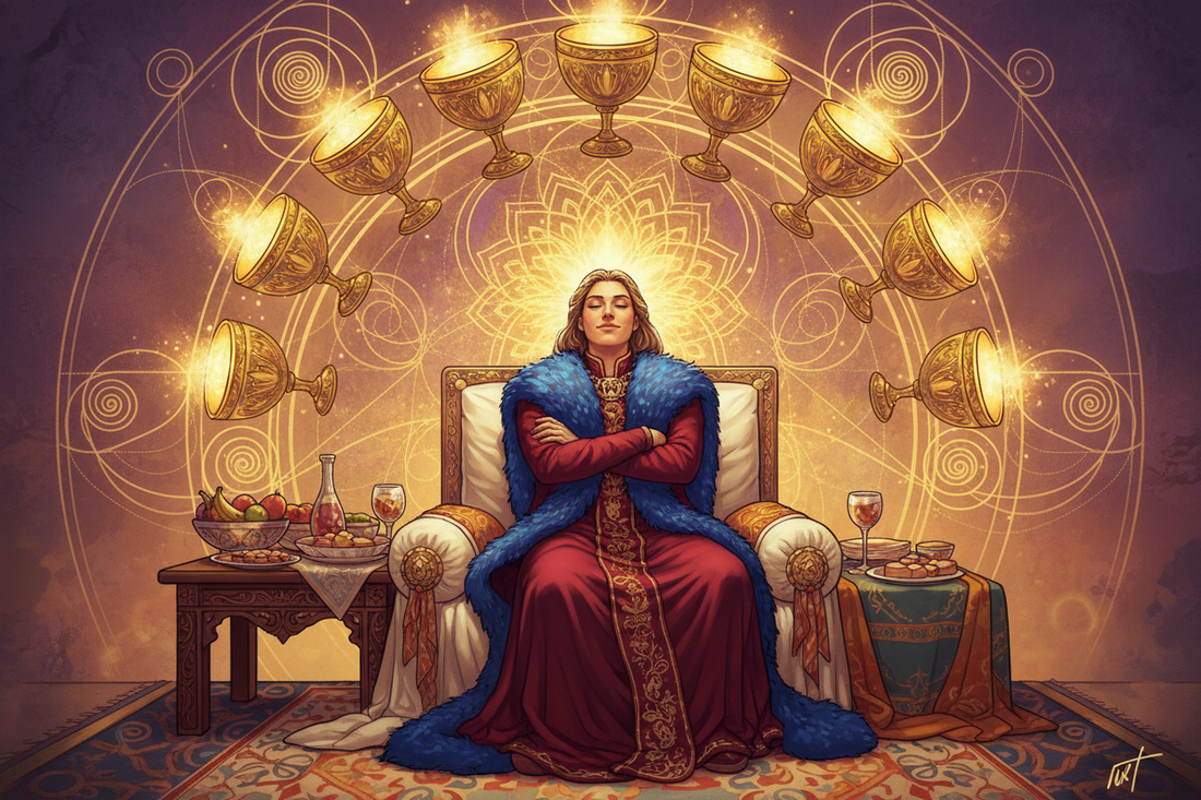 Nine of Cups Reversed: When Having Everything Isn't Enough - Nicole's ritual universe