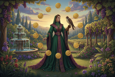 Nine of Pentacles: Complete Guide to Meaning & Symbolism