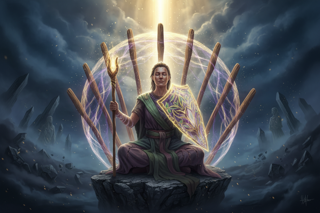 Nine of Wands Spiritual Meaning: Faith Tested & Spiritual Resilience