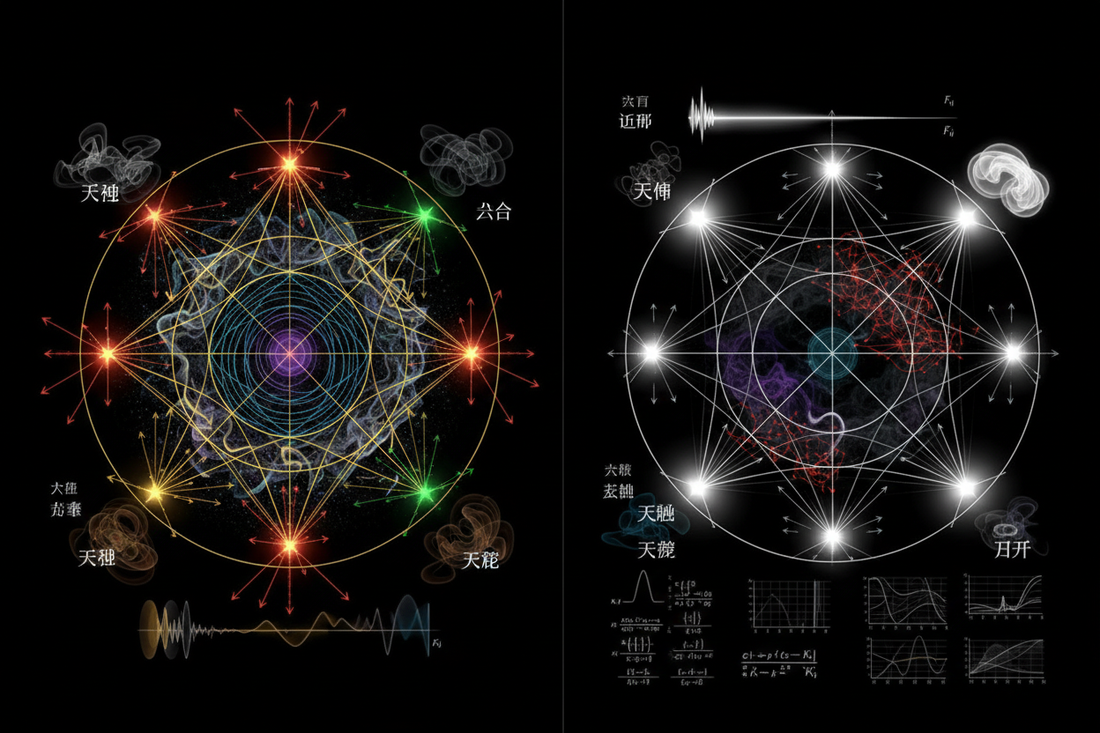 Nine Stars as Trend Vectors, Eight Spirits as Noise Factors