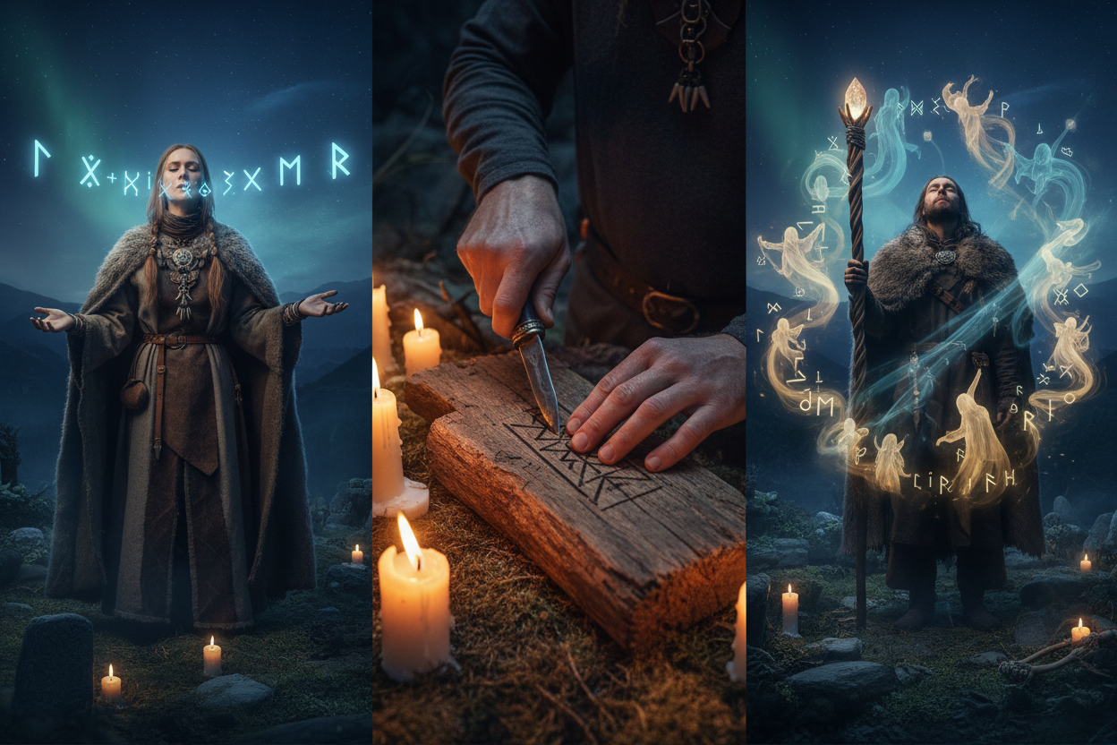 Seidr Ritual Rune Magic: Galdr Chanting, Bind Runes & Seidr Shamanic Practice ...