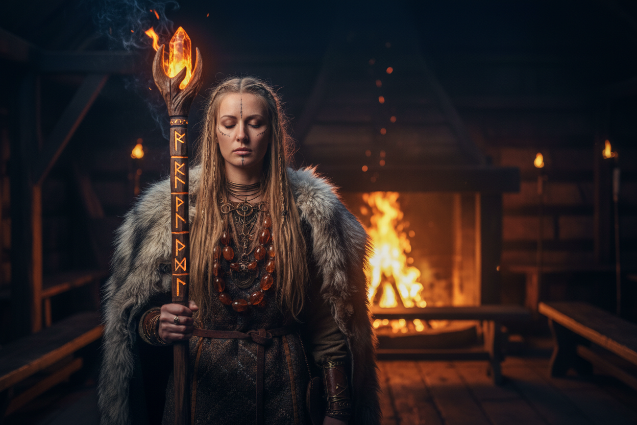 Seidr Ritual The Norse Wand: Völva Staves, Seidr Magic, and the Runic Tradition ...