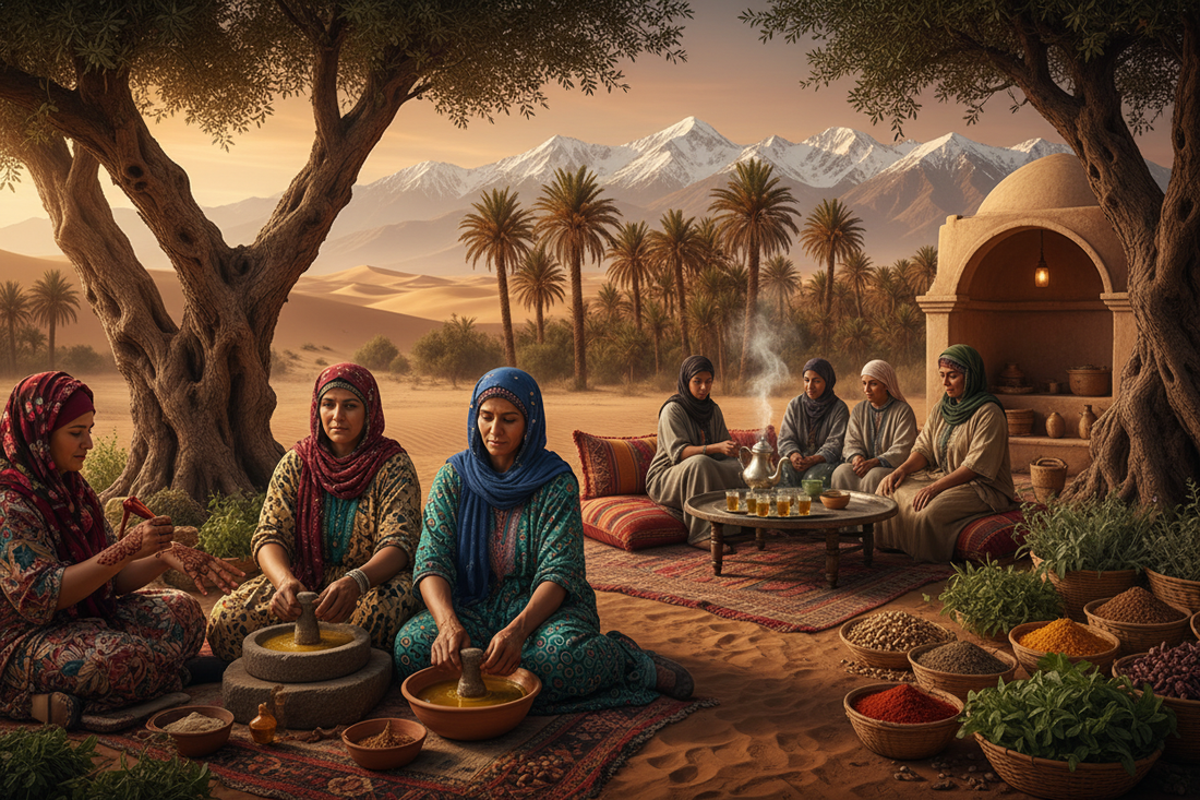 North African Berber Herbalism: Desert Wisdom and Argan Magic - Amazigh Plant Knowledge & Saharan Herbs - Nicole's ritual universe