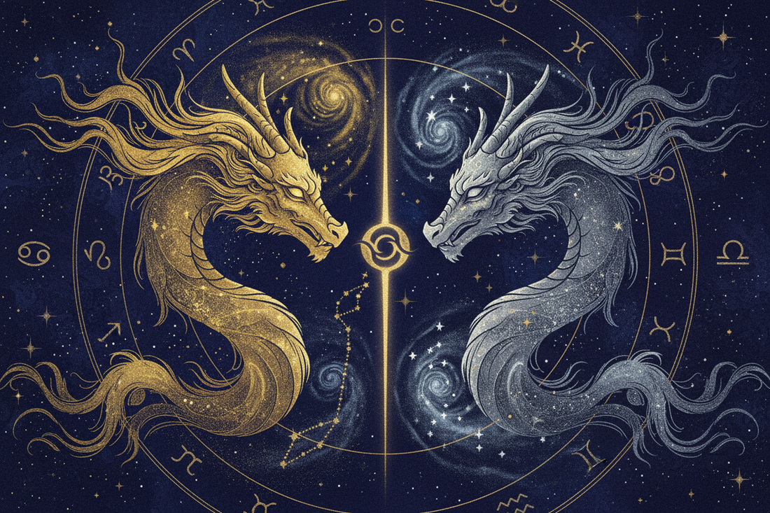 North Node & South Node in Astrology: Your Karmic Path & Soul's Destiny