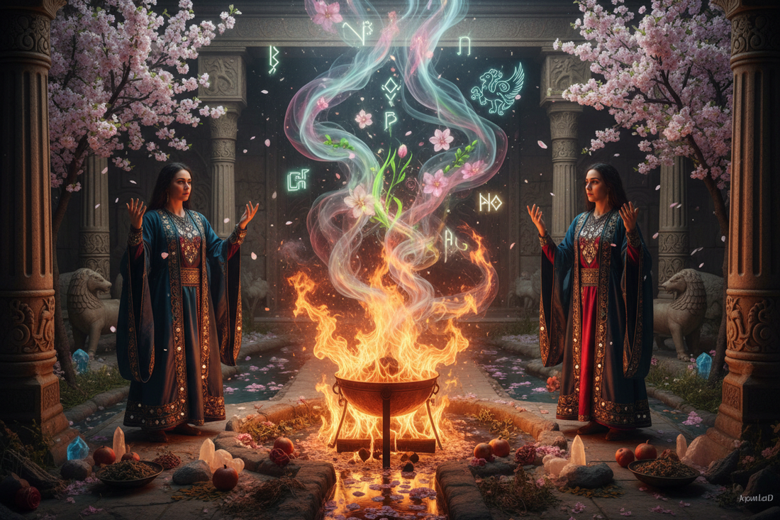 Nowruz Magic: Renewal Spells and Fire Purification Work - Nicole's ritual universe