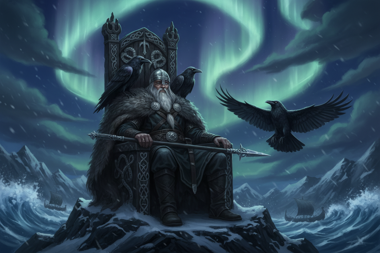 Odin’s Ravens Huginn and Muninn — Why the Raven Is Sacred in Norse Myth ...