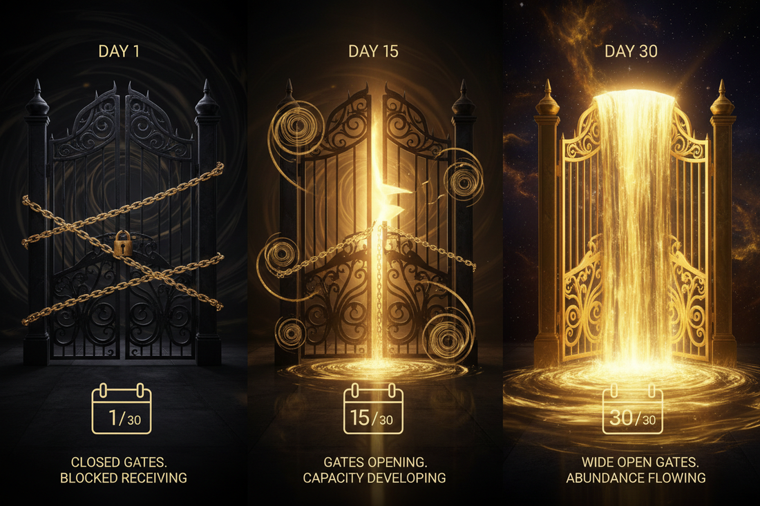 I Practiced Open the Abundance Gate for 30 Days: Gates Wide Open - Nicole's ritual universe
