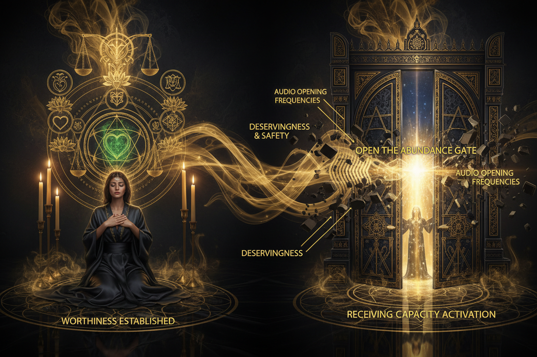 Open the Abundance Gate + Worthiness Rituals: Complete Receiving System - Nicole's ritual universe