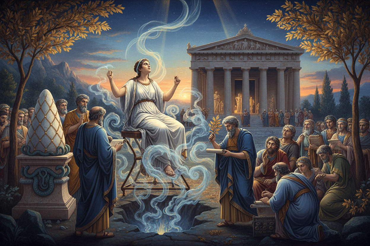 Oracle of Delphi: Pythia's Prophecies | Rituals & Magical Practices ...