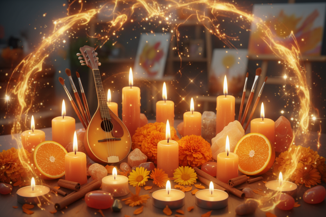 Orange Candle Magic: Creativity, Attraction & Joy