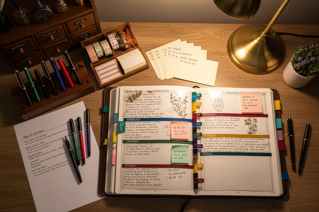 How to Organize Your Book of Shadows: Complete System - Nicole's ritual universe
