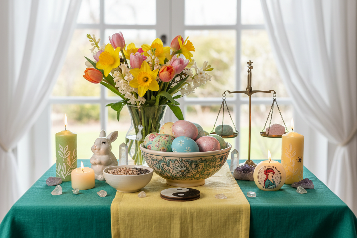 Ostara Light Path Altar: Creating Spring Sacred Space | Spring Equinox ...