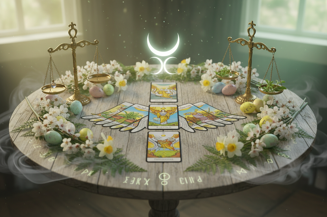 Ostara Divination: Equinox Tarot Spreads and Balance Readings - Nicole's ritual universe