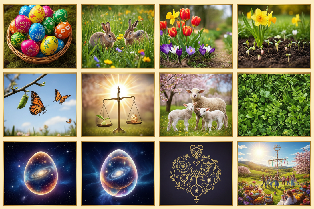 Ostara Symbols of Joy: Eggs, Flowers, Rabbits - Nicole's ritual universe