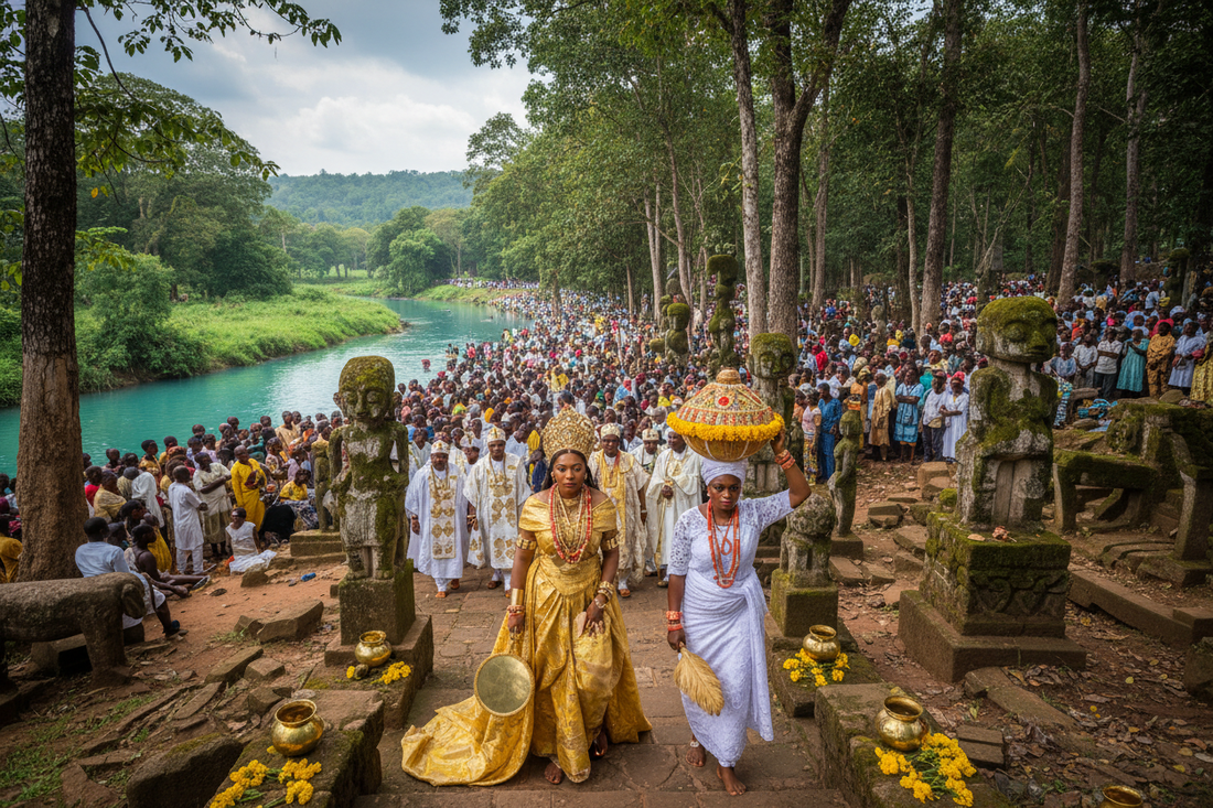 Osun-Osogbo Festival: River Goddess Celebration - Sacred Pilgrimage, Virgin Selection, and Water Blessings - Nicole's ritual universe