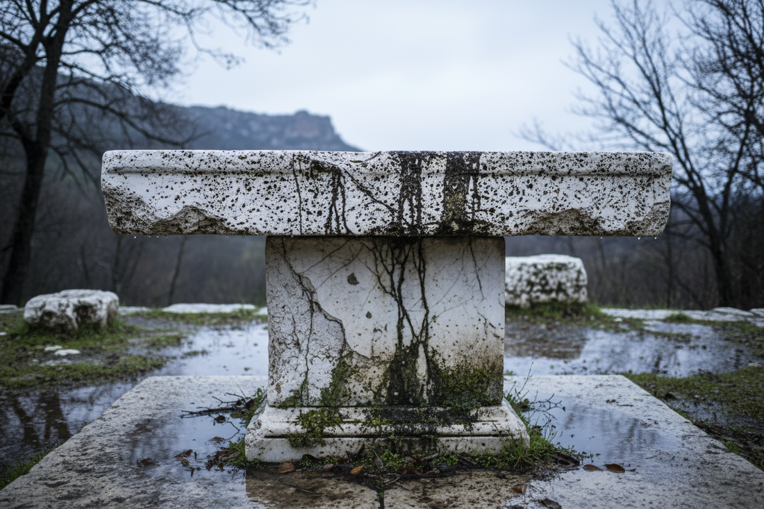 Rain Damaged Altar: How to Protect Outdoor Altar from Weather - Nicole's ritual universe