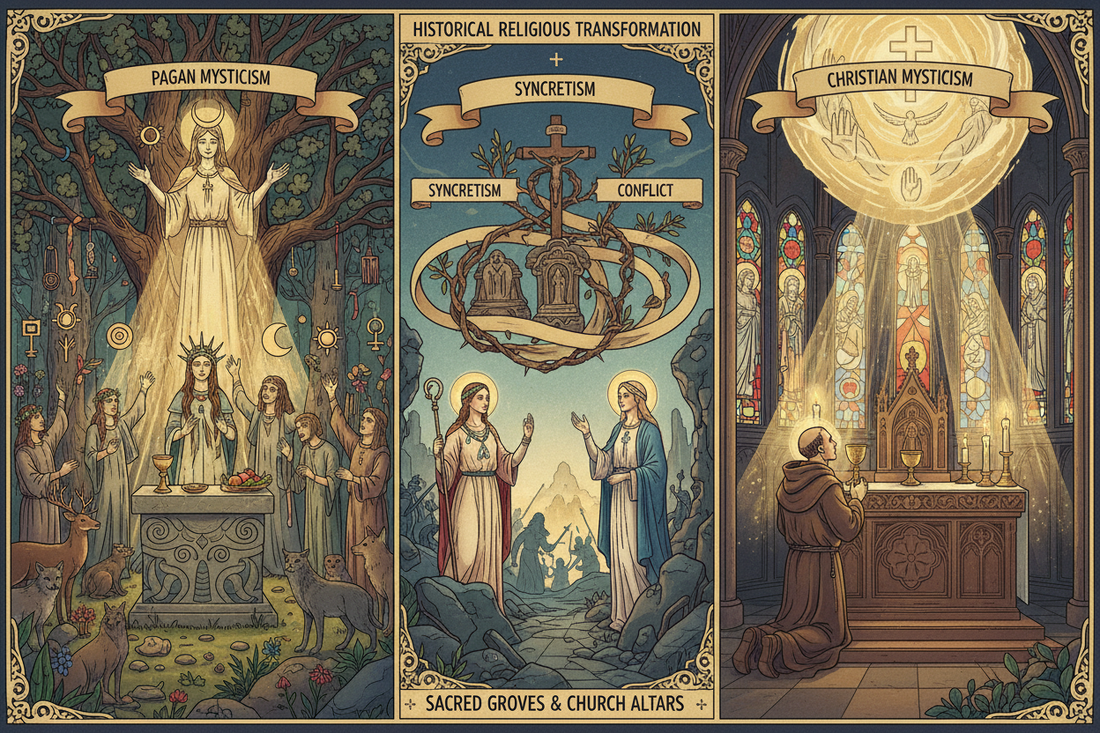 Pagan vs Christian Mysticism: Syncretism and Conflict - Nicole's ritual universe