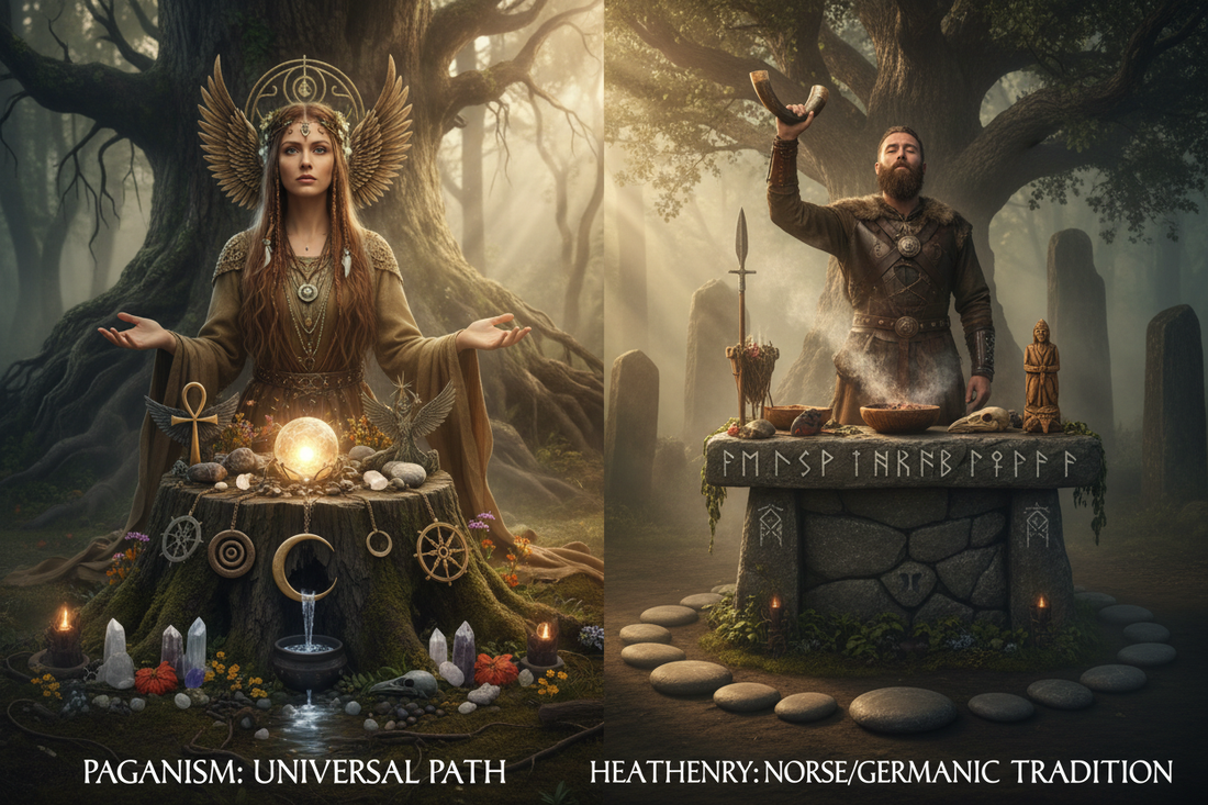 Pagan vs Heathen: Umbrella vs Specific - Nicole's ritual universe